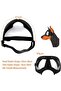 Dog goggles - UV protection - Windproof - Black - Medium to large size - 2