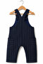 Boy's Striped Knitted Salopet / Gardener Overalls - 3