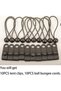 Tarp Clip - 10 PCS Tarp Clips Heavy Duty Lock with 10 PCS Aluminum Carabiner Clip Heavy Duty Lock for Awning Camping - 4