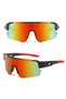 2-Pack Polarized Sports Sunglasses Men Women Cycling Glasses UV400 Running Fishing Driving Golf Skiing Red