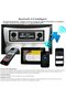 Car Radio Bluetooth 5.0, 1 DIN Car Radio Hands-free, Suitable for 9-12V Car FM, Supports 2 USB/AUX/SD/TF/MP3, iOS/Android Support - 4