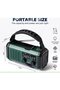 Emergency solar wind-up radio (10,000mAh), 2025 model survival kit with power bank and rechargeable flashlight, Red - 3