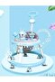 1PCS Baby Walker – 7-Speed Adjustable O-Leg Anti-Rollover Folding Stroller with Music and Lighting for Safe, Fun Baby Learning - 3