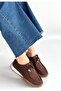 Sier Brown Suede Lace-Up Sneakers - 3