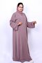 * Elegant Nida Abaya with Geometric Diamond Embroidery & Matching Hijab