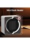 Electric Heater - Heating - Safe & Compact - Plug-in Heater - White PTC Heater 500W - 11 - 220V - 3