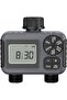 Dual-Zone Watering Timer Manual/Automatic Irrigation 3/4 Inch IPX5 Waterproof Smart Controller for Outdoor Areas