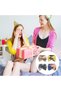 4-piece headband set, women's, elastic bohemian twist headband, suitable for sports, yoga, makeup, spa, and fashion accessories. - 7