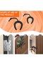 Two black rubber anti-pinch door wedges, portable doorstop with nylon rope, and anti-collision door. - 2