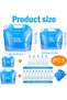 4 Collapsible Water Bags - Emergency Water Tank Kit - Water Tank - Plastic Bucket - Water Bucket - Water Tank with Faucet - 5L and 10L Water Buckets - 3