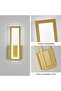 This minimalist 17W rectangular acrylic LED wall lamp is perfect for use in offices and dressing tables. - 5