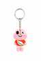 Cute Pink Frog Figured Pvc Keychain – Bag Ornament, Kawaii Bag Charm, Backpack Accessory, Gift Keychain - 3