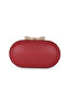 حقيبة يد مزينة بفيونكة حمراء مع حزام سلسلة - 3