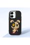 Poco C65 Compatible Case Camera Protector Black Silicone Couple Phone Case Character Patterned