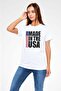 Usa White Unisex T-Shirt - White - m - 3