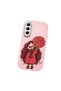 Samsung Galaxy S21 Fe Compatible Case Camera Protector Pink Silicone Couple Phone Case Girl Patterned - 3