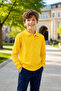 2-Pack Premium School Polo Collar 100% Cotton Boys' School T-Shirt Long Sleeve 8-16 Years |   Children's School Uniform Polo Collar Basic T-Shirt Unisex Long Sleeve Soft Textured Breathable Fabric - 2