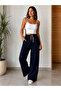 Women's Elastic Waist Tencel Modal Wide Leg Pants - 2