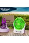 مروحة قابلة لإعادة الشحن مع إضاءة LED - ميزة بنك الطاقة لشحن الهواتف المحمولة - 7