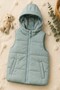 New Season Water Repellent - Cold-Proof Hooded Zippered Quilted Inflatable Vest (Unisex) - 2