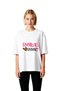 Women's Oversize Football Sister Retro Printed T-Shirt 100% Cotton Relaxed Fit Casual Modern Stylish