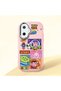 Poco F7 Compatible Shock-Absorbing Camera Protected Pink Silicone Case