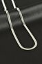 Nhr-Hlss Italian Chain Steel Necklace 45 (141640) Cm-Silver Color - 3