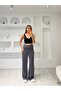 Modal Textured High-Waisted Pants - 2