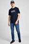 Printed T-Shirt with Crew Neck and Short Sleeves - 2