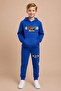 Busekids Printed Hooded Unisex Tracksuit Set with Kangaroo Pocket