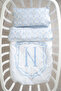 Mother's Side Duvet Cover Set (60X100) - Noble Series - Blue - Letter N - 2