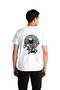 Men's Astronaut Skateboard Moon Themed Printed Graphic T-Shirt Relaxed Fit Short Sleeve Round Neck Casual