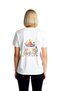 Women's Retro Celebration Printed Short Sleeve T-Shirt Colorful Lettering Pattern Relaxed Fit Casual Wear Modern