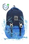 Korean Model 5-Compartment Water-Repellent Blue Navy Water Bottle Compartment Sports Travel Middle School High School Daily School Backpack 707 - 6