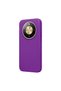 Honor Magic 8 Lite Compatible Case Velvet Erasable Launch Case Deep Purple - 4
