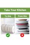 Two-piece drain rack set, stainless steel, silver - 5