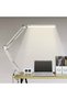 Foldable LED desk lamp with clip – 10 brightness levels – 3 color modes – Eye protection – Extra-wide clip