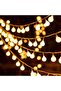 Indoor string lights with 100 LEDs, 10m, battery operated, warm white, LED balls, interior decoration for living room.