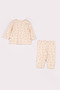 Baby Girl Children's Pajamas Patterned 100% Cotton Long Sleeve Pajama Set 3-24 Months - 2
