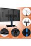 Universal TV Stand/Base Table Top TV Stand with Wall Mount for 27 to 55 inch 9 Level Height Adjustable, Heavy Duty Tempered Glass Base - 3
