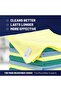 Buff™ Microfiber Cleaning Cloth | Green (12 Pack) | Size 16" x 16" | All Purpose Microfiber Towels - - 2