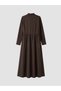 Özmarka New Season Brown Belted Shirt Dress - 7