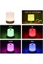 ضوء ليلي محمول قابل لإعادة الشحن عبر USB، قابل للتعتيم، أبيض دافئ ومتغير الألوان RGB، تحكم باللمس - 5