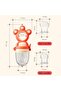 DMG Baby Food Feeder Pacifier, Baby Fruit Feeder, 2in1 Silicone Nibbler Pacifier and Teether, Infant - 5