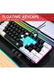 60% Mini Wired Gaming Keyboard Rgb Backlit Ultra-Compact Waterproof Membrane Keyboard for Pc Computer - 4