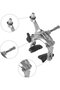 Road bike front/rear brake caliper. - 3