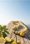 Natural Stone Necklace with Yellow Jasper & Lemon Figures - 3