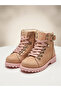 Genuine Leather Pink Orthopedic Children's Boots - 5