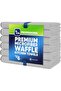 Kitchen Towels - Microfiber Waffle Weave Towels | White | 16 x 16 in. (6 Pack) | Absorbent, No Lint,