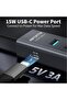 موزع USB بـ 7 منافذ بطول 6 أقدام لسطح المكتب، 4 منافذ USB-A و3 منافذ USB-C، موزع USB من الألومنيوم بسرعة 5 جيجابت في الثانية، موسع USB - 5